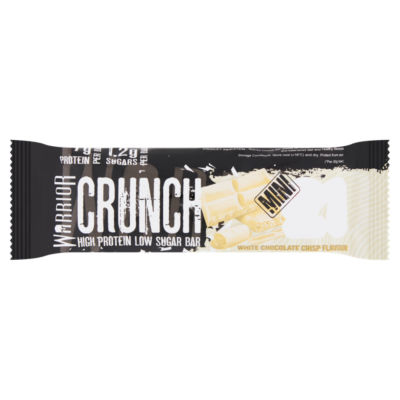 Warrior Crunch High Protein Low Sugar Bar White Chocolate Crisp Flavour 32g