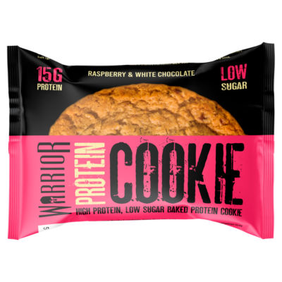 Warrior Raspberry & White Chocolate Protein Cookie 60g