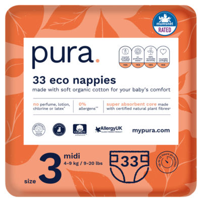 Pura Eco Nappies Size 3