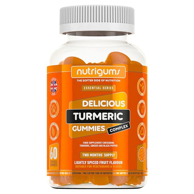 Nutrigums Turmeric Black Pepper & Ginger Gummies  60 per pack