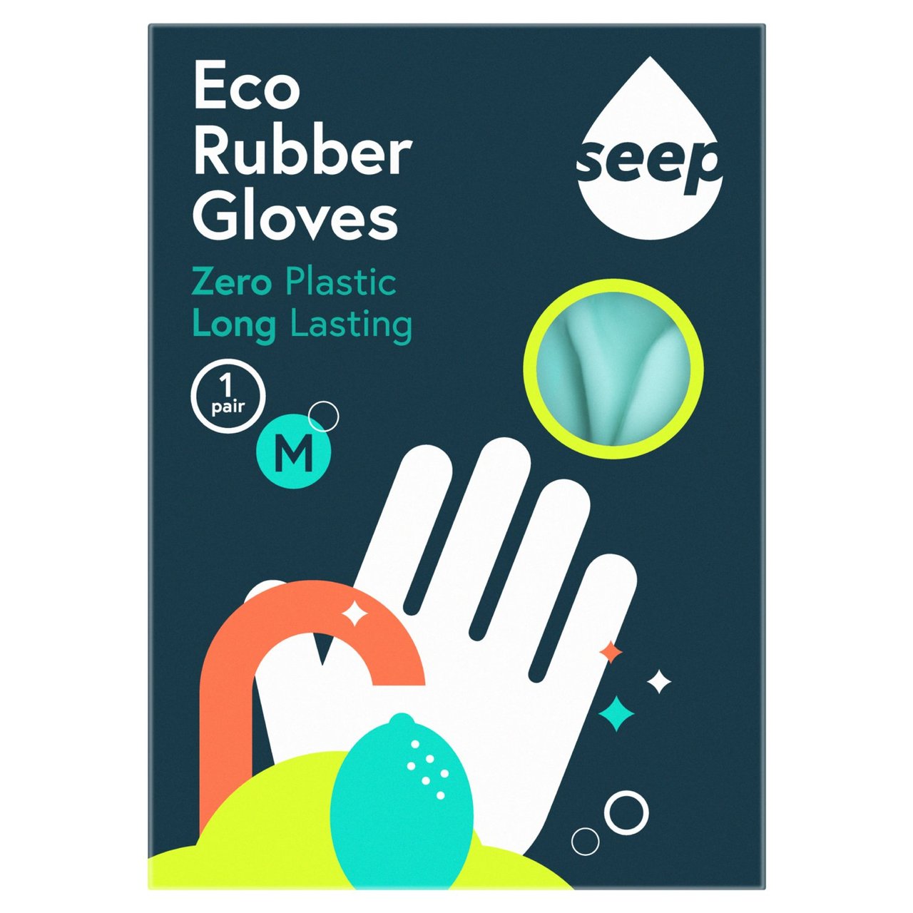 Seep Eco Rubber Gloves Medium