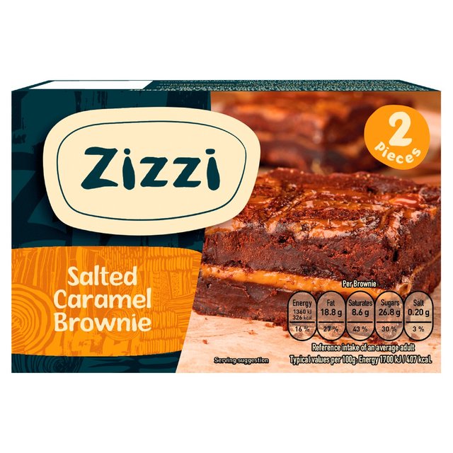 Zizzi Salted Caramel Brownie  2 x 80g