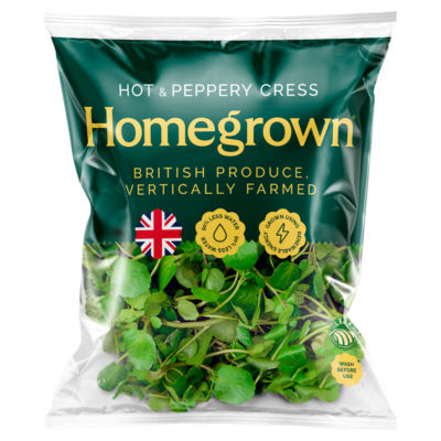 Homegrown Hot & Peppery Cress 80g