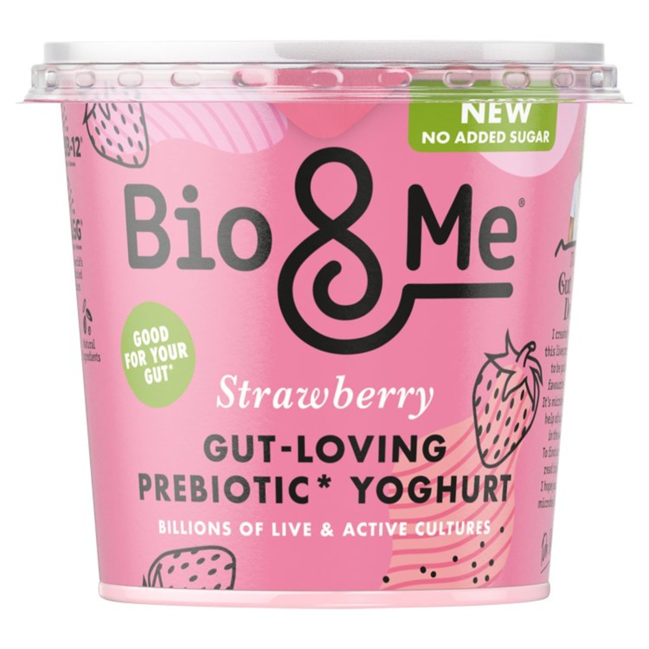 Bio&Me Strawberry Gut-Loving Prebiotic Yoghurt