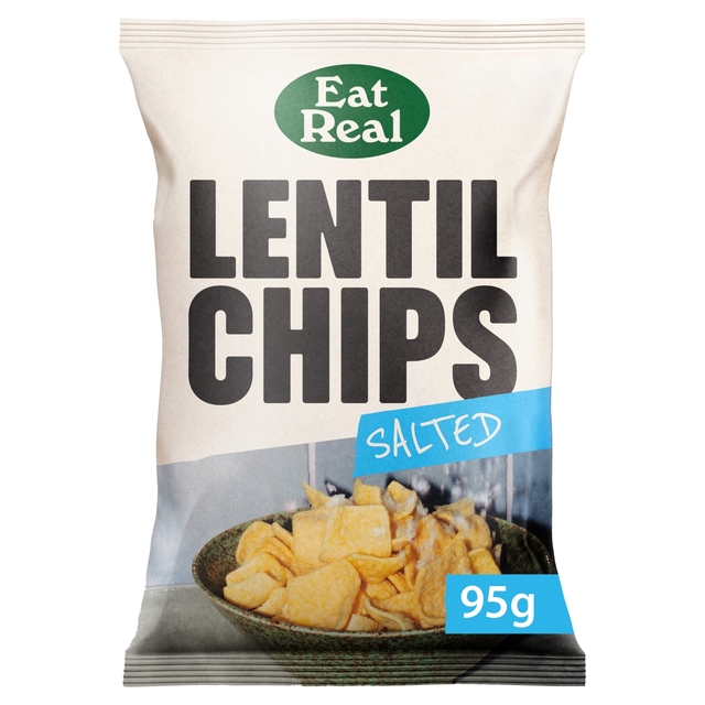 Eat Real Sea Salt Lentil Chips  95g