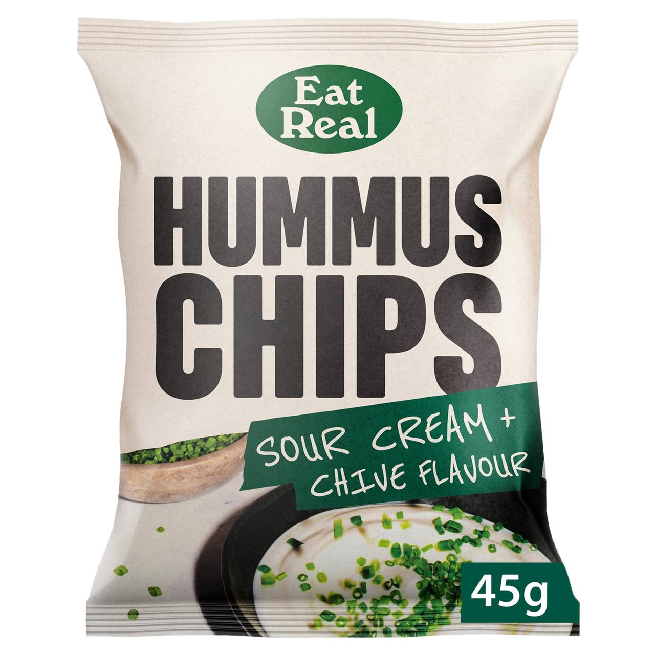 Eat Real Hummus Sour Cream & Chive Chips