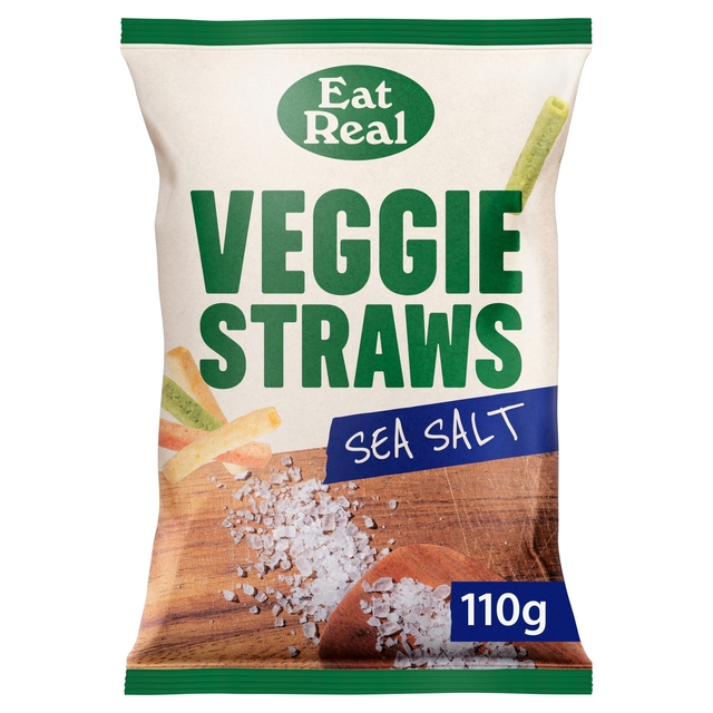 Eat Real Kale Tomato and Spinach Veggie Straws  110g