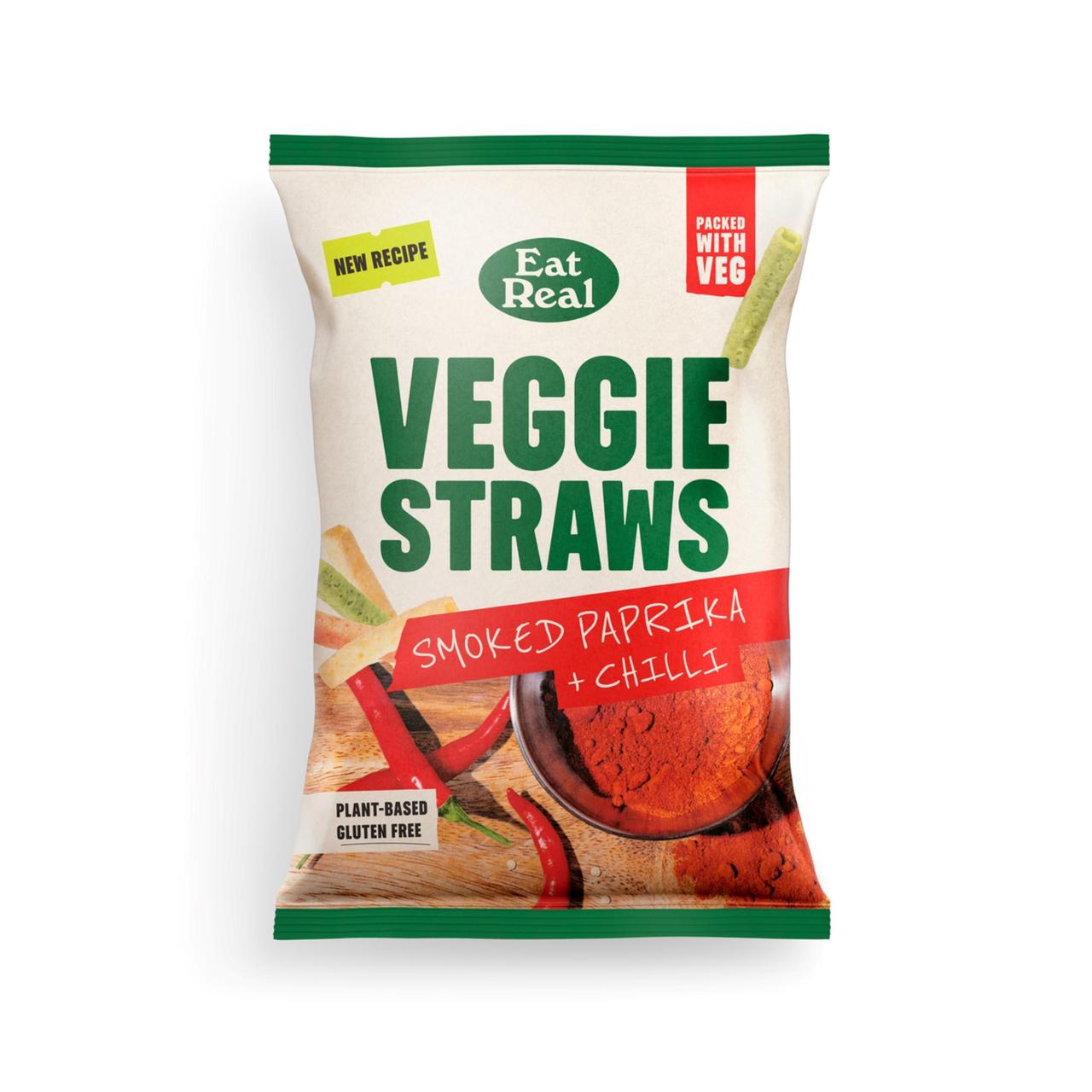 Eat Real Smoked Paprika & Chilli Veggie Straws