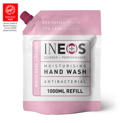 INEOS Moisturising Hand Wash with White Rose + Neroli 1000ml