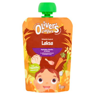 Oliver's Cupboard Malaysian Inspired Laksa Textured Meal From 7 Months 130g