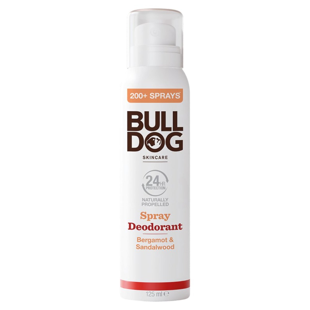 Bulldog Bergamot & Sandalwood Spray Deodorant 125ml