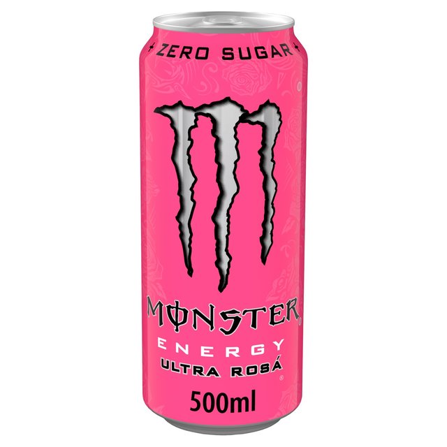 Monster Energy Drink Ultra Rosa Zero Sugar 500ml