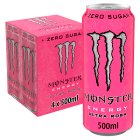 Monster Energy Drink Ultra Rosa Zero Sugar 4 x 500ml