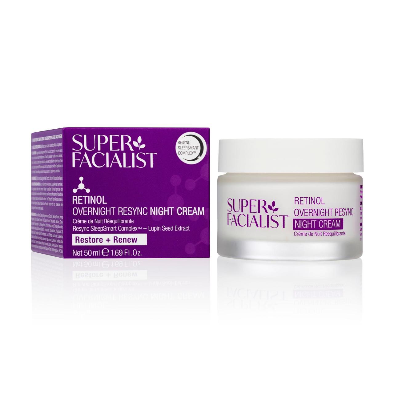 Super Facialist Retinol SleepSmart Overnight Resync Night Cream