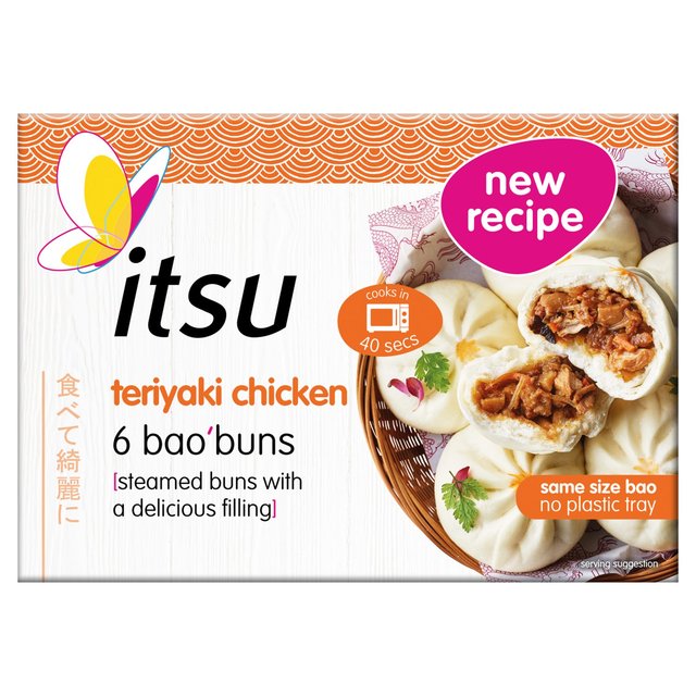 itsu frozen teriyaki chicken 6 bao buns