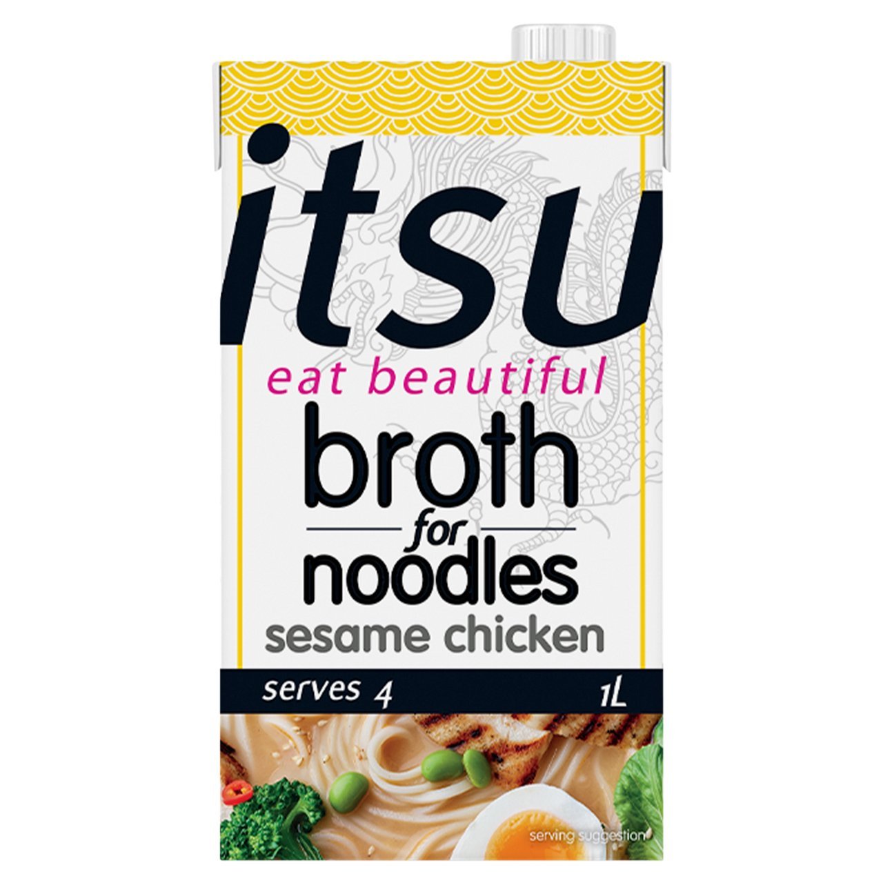 itsu Sesame Chicken Broth for Noodles for 4