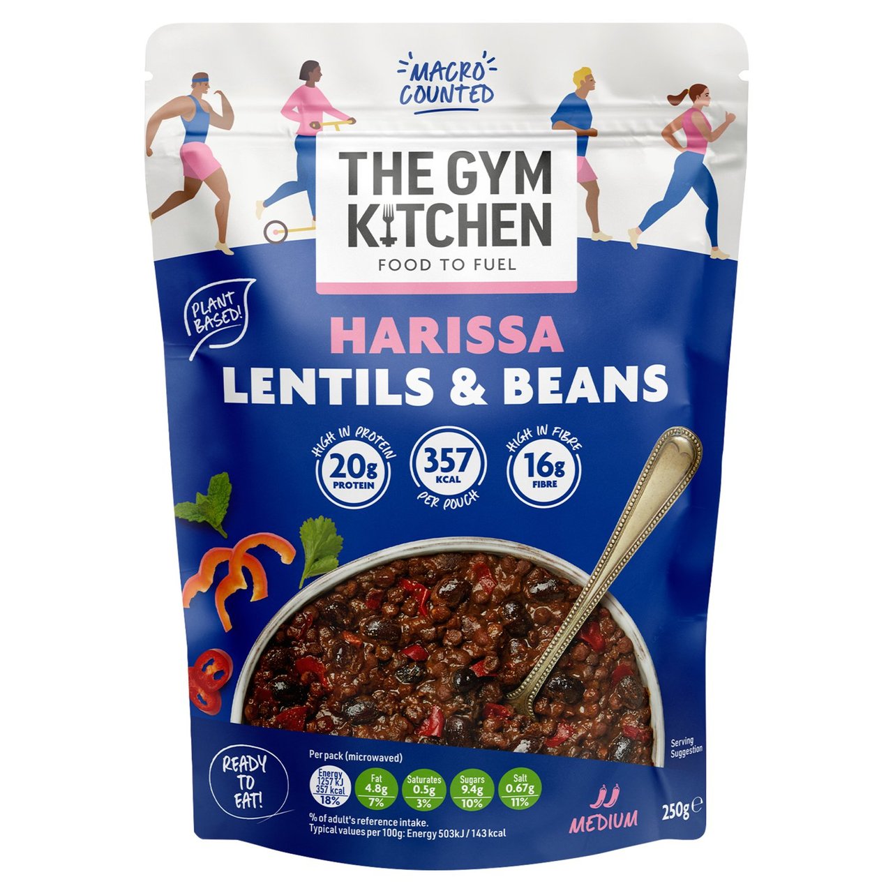 The Gym Kitchen Harissa Lentil & Beans