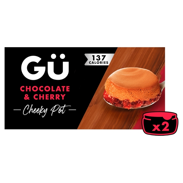 Gu Chocolate & Cherry Desserts 2 x 80g