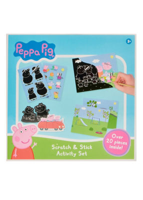 Peppa Pig Scratch & Stick Activity Set