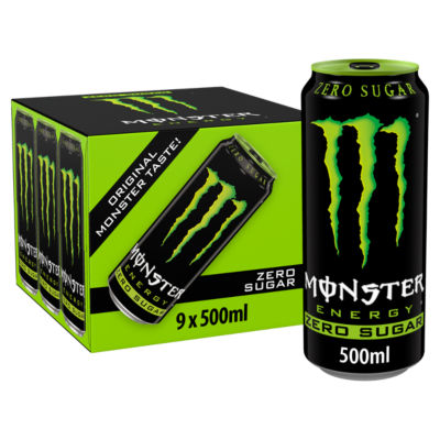 Monster Energy Drink Zero Sugar 9 x 500ml