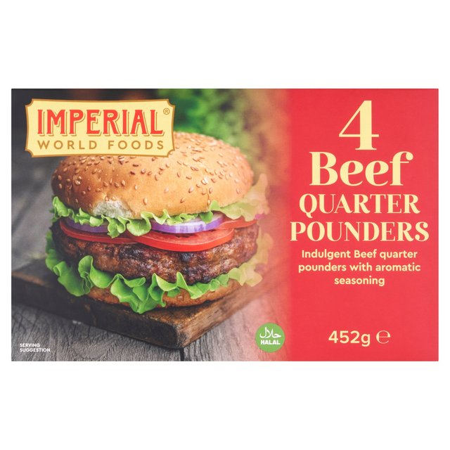 Imperial Quarter Pounder Burgers 340g