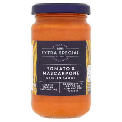 ASDA Extra Special Tomato & Mascarpone Stir-In Sauce 190g