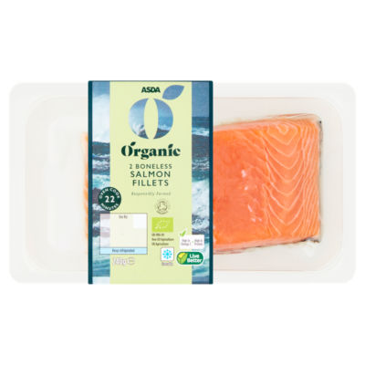 ASDA Organic 2 Boneless Salmon Fillets