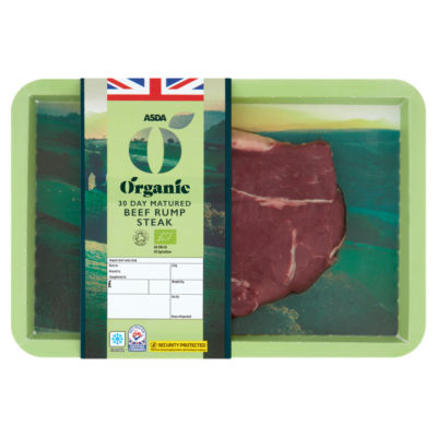 ASDA Organic Beef Rump Steak