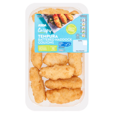 ASDA Crispy Tempura Battered Haddock Goujons