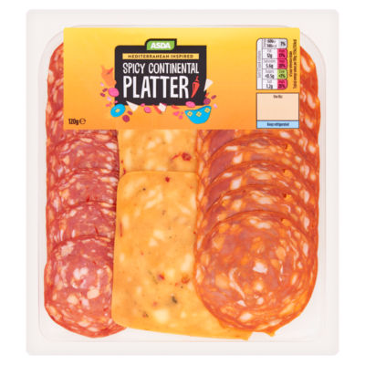 ASDA Spicy Continental Platter 120g