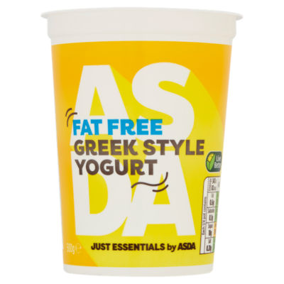 ASDA Just Essentials Fat Free Greek Style Yogurt 500g