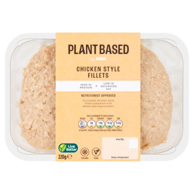 Plant Based by ASDA Chicken Style Fillets