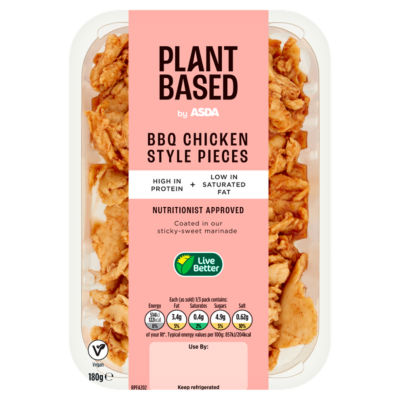 Plant Based by ASDA BBQ Chicken Style Pieces