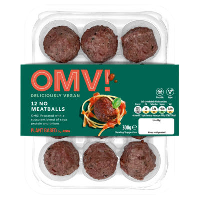 OMV! Deliciously Vegan 12 No Meatballs