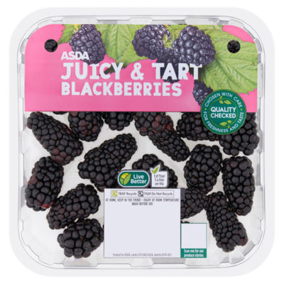 ASDA Juicy & Tart Blackberries 250g