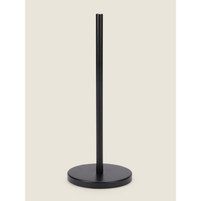 George Home Matte Black Toilet Roll Holder