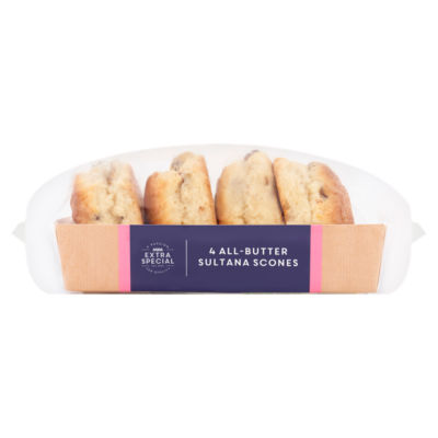 ASDA Extra Special 4 All-Butter Sultana Scones