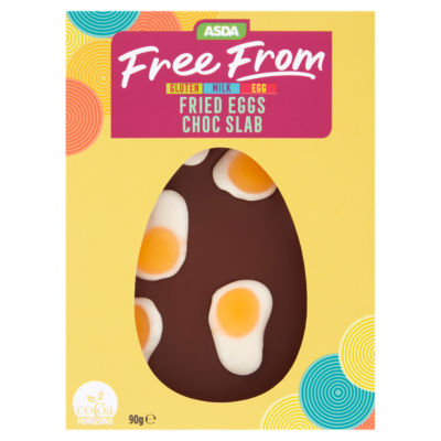 ASDA Free From Fried Eggs Choc Slab