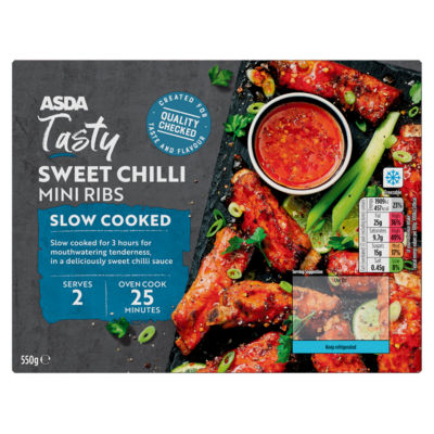 ASDA Slow Cooked Sweet Chilli Mini Ribs 550g