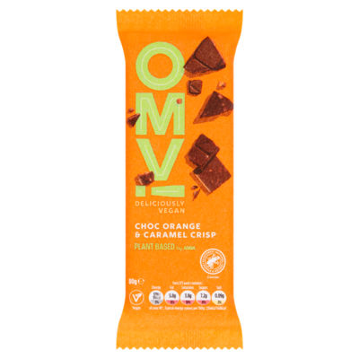 OMV! Deliciously Vegan Choc Orange & Caramel Crisp 80g