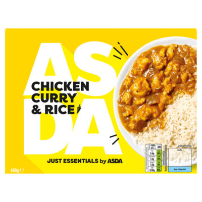 JUST ESSENTIALS by ASDA Chicken Curry & Rice 400g