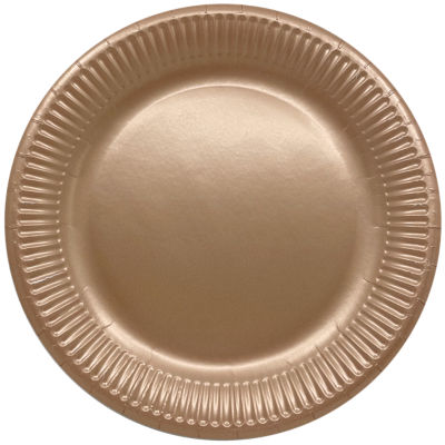 George Home 12 Rose Gold Paper Plates