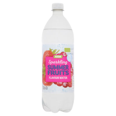 ASDA Sparkling Summer Fruits Flavour Water 1 Litre