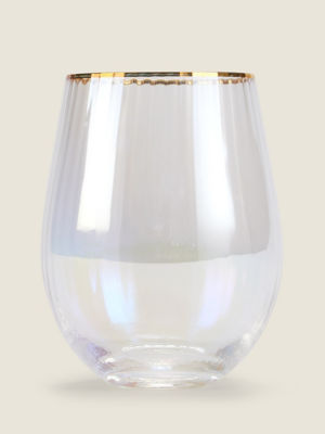 George Home Iridescent Ribbed Tumbler