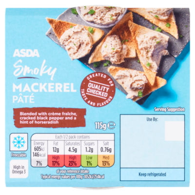 ASDA Smoky Mackerel Pâté 115g