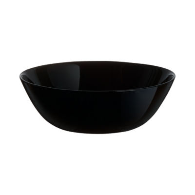 George Home Black Glass Cereal Bowl