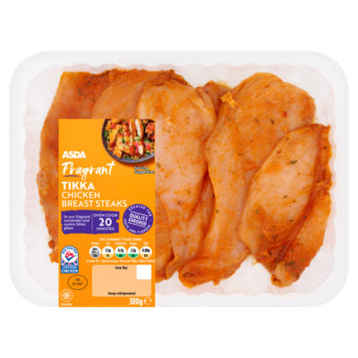 ASDA Fragrant Tikka Chicken Breast Steaks