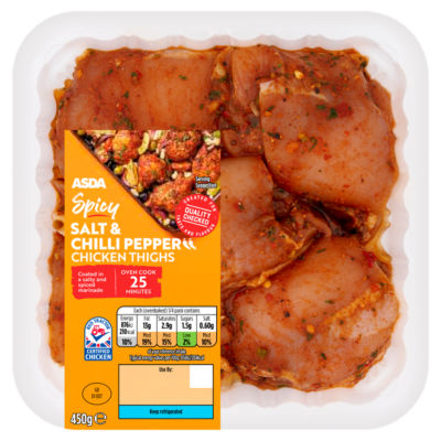 ASDA Spicy Salt & Chilli Pepper Chicken Thighs