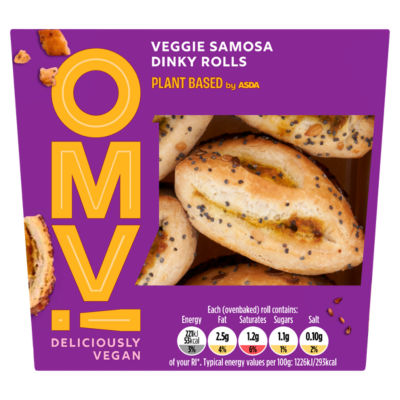 OMV! Deliciously Vegan Veggie Samosa Dinky Rolls