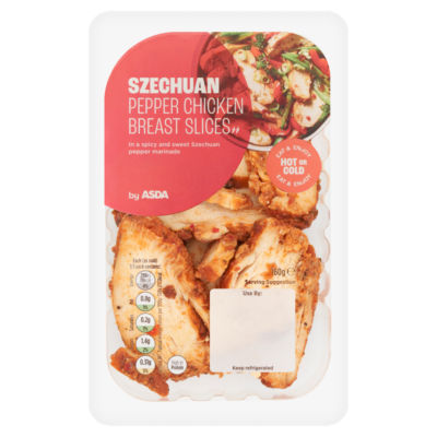 ASDA Szechuan Pepper Chicken Breast Slices 160g